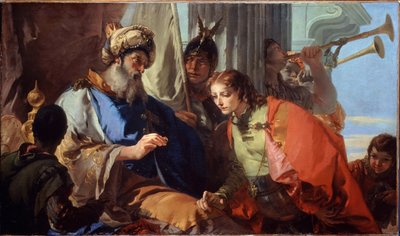 Josef přebírá faraonův prsten od Giovanni Battista Tiepolo