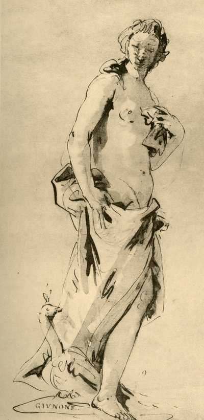 Juno, polovina 18. století, 1928 od Giovanni Battista Tiepolo