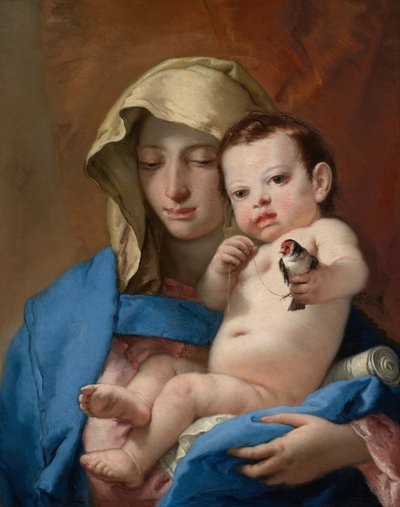 Madona se stehlíkem od Giovanni Battista Tiepolo