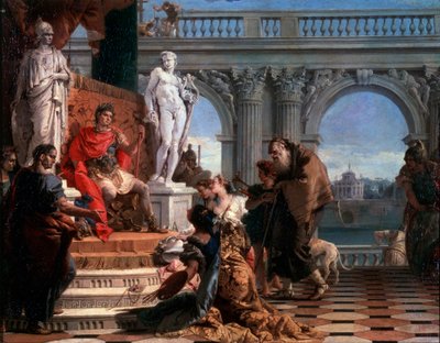 Maecenas představuje umění Augustovi, 1743. od Giovanni Battista Tiepolo