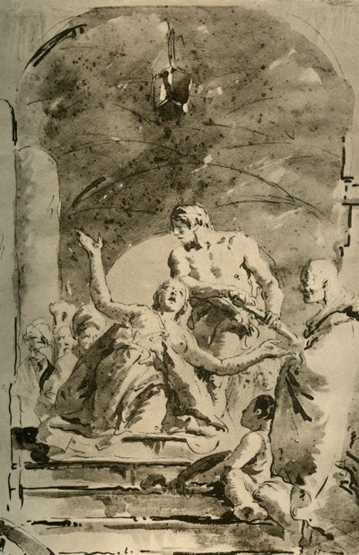 Umučení S. Giustiny, c1730, 1928 od Giovanni Battista Tiepolo