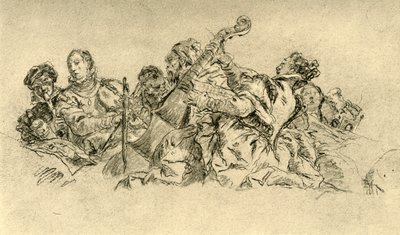 Musiker von Giovanni Battista Tiepolo
