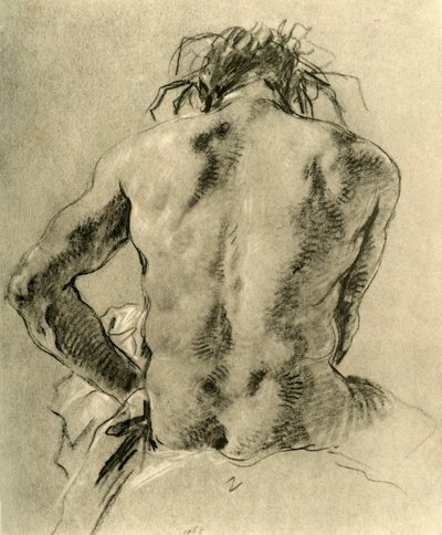 Nahá záda, 1751, 1928 od Giovanni Battista Tiepolo