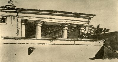 Pilířový sál vily, 1757, 1928 od Giovanni Battista Tiepolo
