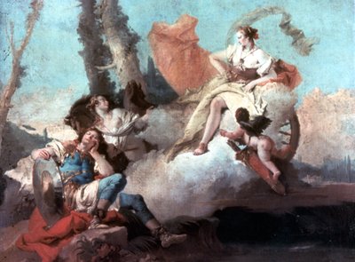 Rinaldo Okouzlený Armidou 1742-1745 od Giovanni Battista Tiepolo