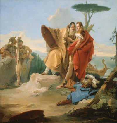 Rinaldo a mág z Ascalonu od Giovanni Battista Tiepolo