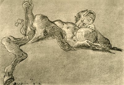 Satyr se džbánem na víno, c1761, 1928 od Giovanni Battista Tiepolo