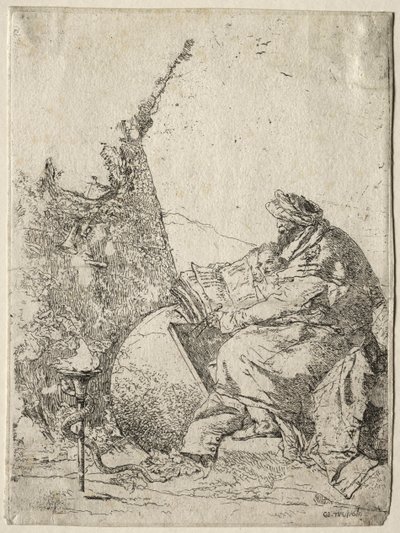 Scherzi di Fantasia: Filozof od Giovanni Battista Tiepolo