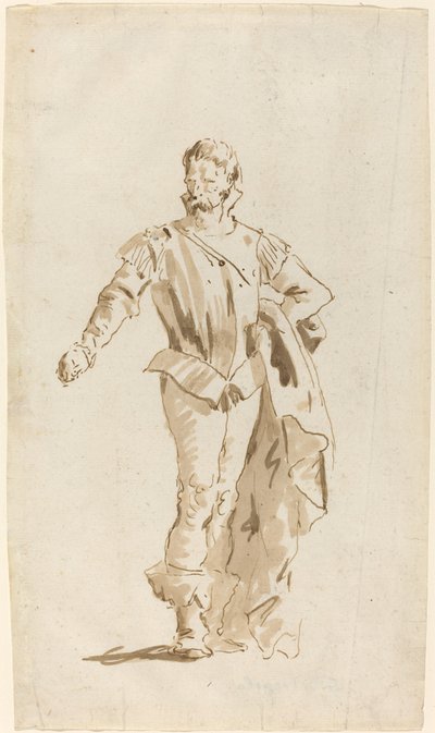 Stojící muž v kostýmu šestnáctého století od Giovanni Battista Tiepolo
