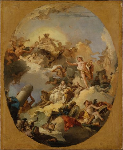 Apoteóza španělské monarchie od Giovanni Battista Tiepolo