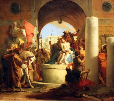 Korunování trním Deutsch: Dornenkrönung Christi Russian: Korunování trním od Giovanni Battista Tiepolo
