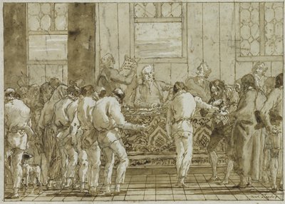 Proces, kolem roku 1790 od Giovanni Battista Tiepolo