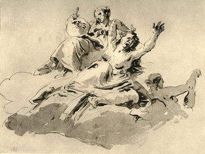 Tři ženy, polovina 18. století, 1928 od Giovanni Battista Tiepolo