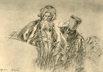 „Dva orientální obchodníci“, 1753, 1928 od Giovanni-Battista Tiepolo