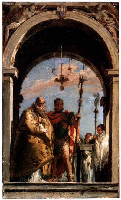 Dva svatí, 1740-1745. od Giovanni Battista Tiepolo