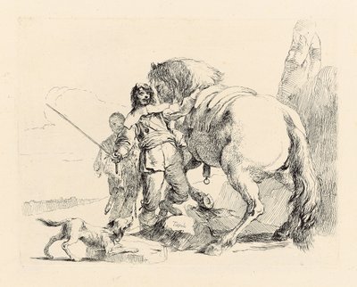Vari Capricci, před rokem 1750 od Giovanni Battista Tiepolo