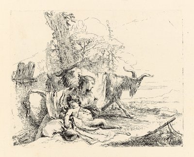 Vari Capricci, před rokem 1750 od Giovanni Battista Tiepolo