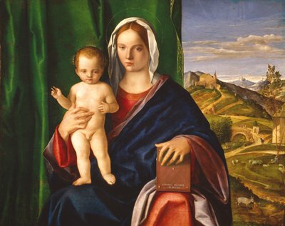 Madonna a dítě, 1509 (Olej na desce) od Giovanni Bellini