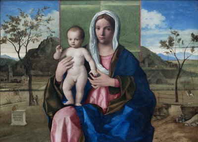 Žehnání Madony s dítětem od Giovanni Bellini