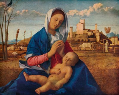 Madonna z louky, c1500 od Giovanni Bellini