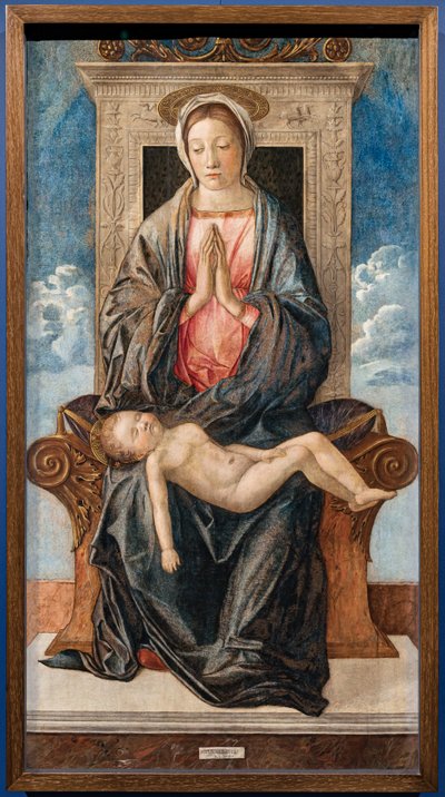 Madonna se spícím dítětem, Giovanni Bellini, kolem roku 1470. od Giovanni Bellini
