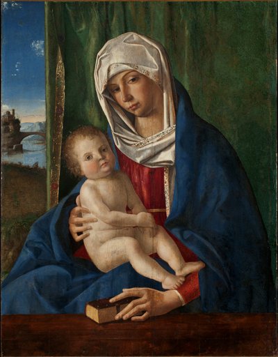 Panna a dítě od Giovanni Bellini