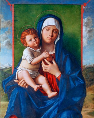 Panna a dítě, c1480-1490 od Giovanni Bellini