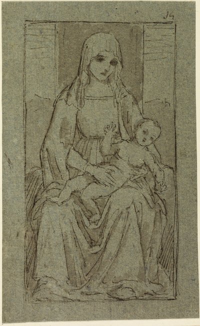 Panna a dítě od Giovanni Bellini