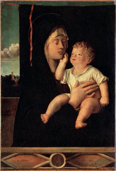 Panna a dítě, 15. nebo začátek 16. století od Giovanni Bellini