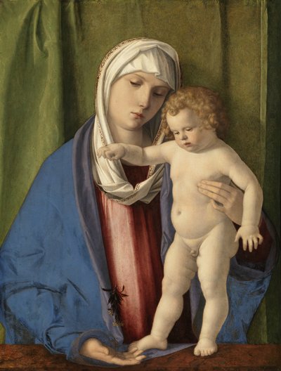 Panna a dítě, kolem 1488-90 (olej na desce) od Giovanni Bellini