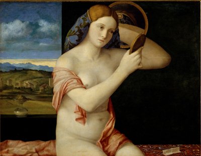 Mladá žena na toaletě od Giovanni Bellini
