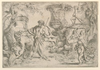 Alegorie pomíjivosti od Giovanni Benedetto Castiglione