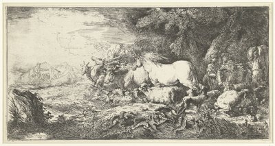 Noemova archa od Giovanni Benedetto Castiglione