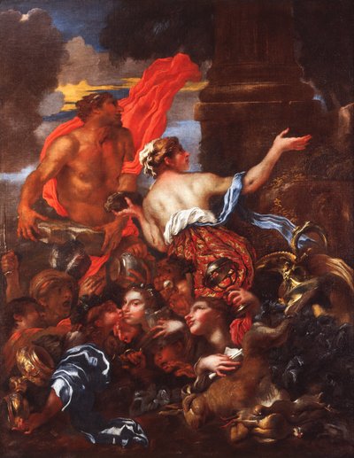 Deukalión a Pyrrha od Giovanni Benedetto Castiglione