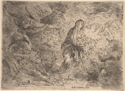 Josef probuzený andělem od Giovanni Benedetto Castiglione