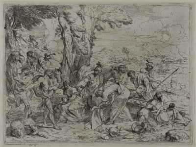 Laban hledá rodinné idoly mezi majetkem Josefa od Giovanni Benedetto Castiglione