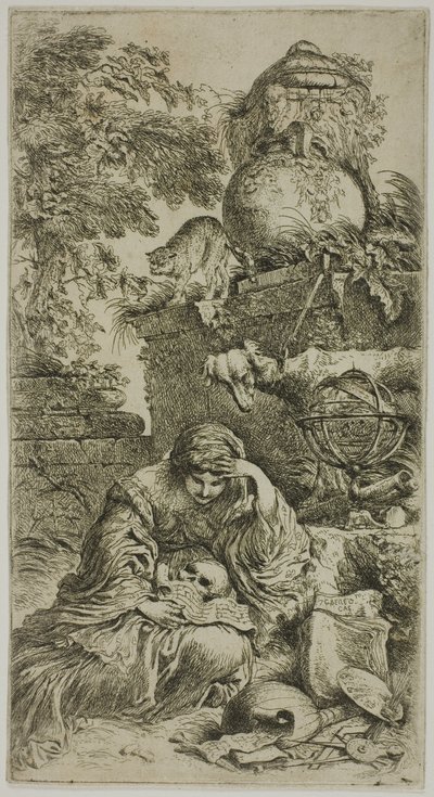 Melancholie od Giovanni Benedetto Castiglione