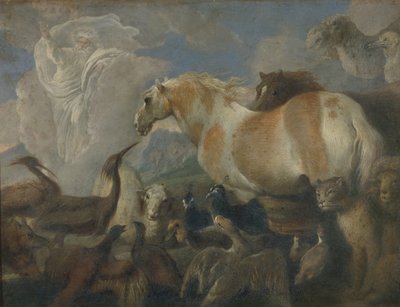 Stvoření, polovina 17. století. od Giovanni Benedetto Castiglione