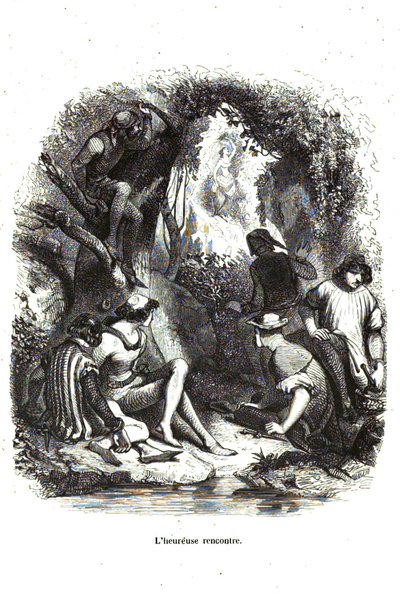 Dekameron - Den 5, povídka 6 - Šťastné setkání od Giovanni Boccaccio