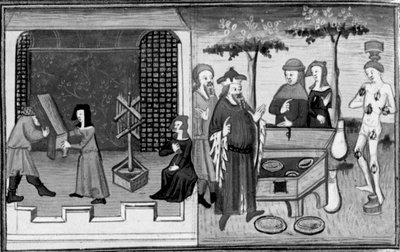 V Dekameronu je Ambrogiuolo přenesen v bedně do Bernabóova domu; Ambrogiuolo je za svůj podvod potrestán. Druhý den, povídka 9 od Giovanni Boccaccio