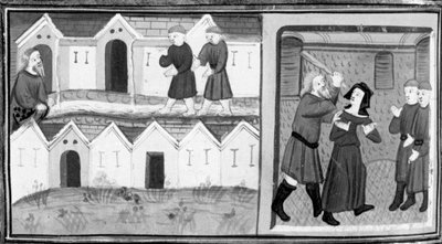 Dekameron, Calandrino a jeho přátelé hledají v Mugnonu lano, Calandrino bije svou ženu. Osmý den, povídka 1 od Giovanni Boccaccio