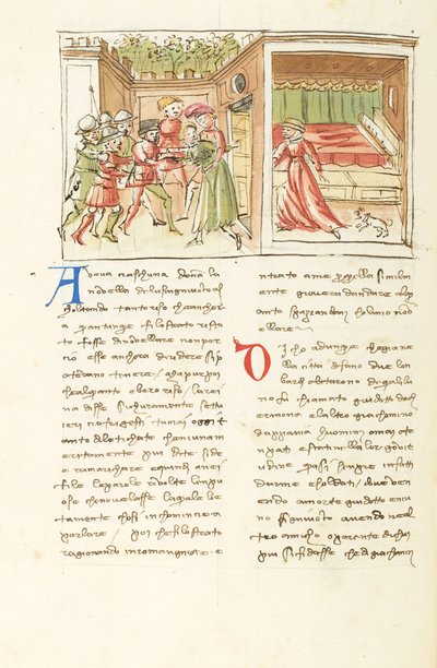 Dekameron, Žák - Únos Agnesy , Pátý den, povídka 5. od Giovanni Boccaccio