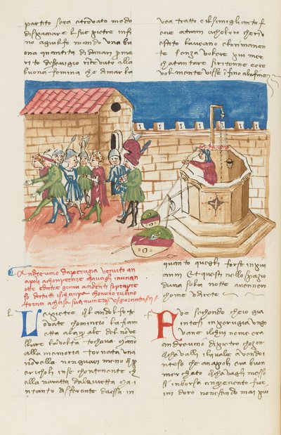 Dekameron, Vůně Neapole - Andreuccio di Pietro vychází ze studny, Druhý den, povídka 5. od Giovanni Boccaccio