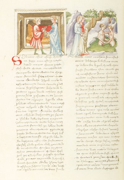 Dekameron, Liaison dangereuse Salabaetto et Jancofiore se baignant, Den osmý, povídka 10. od Giovanni Boccaccio