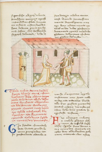 Dekameron, Arménský správce - Tedaldo degli Elisei v převleku se znovu setkává s Ermellinou, Pátý den, povídka 7. od Giovanni Boccaccio