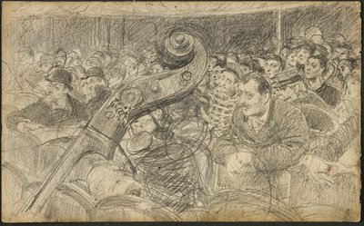 Audience v pařížském divadle II od Giovanni Boldini