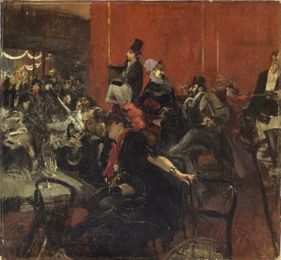 Slavnostní scéna, c. 1889 od Giovanni Boldini