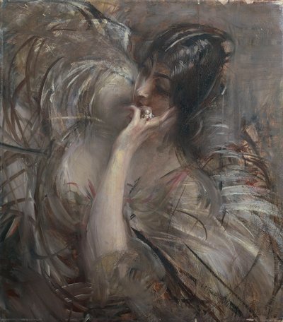 Itálie, Portrét Madame De Joss od Giovanni Boldini