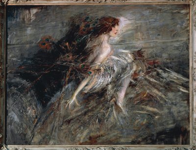 Itálie, Řím, Portrét Marchesa Luisa Casati od Giovanni Boldini