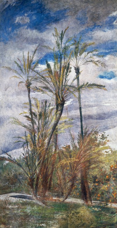Palmy a pomerančovníky od Giovanni Boldini